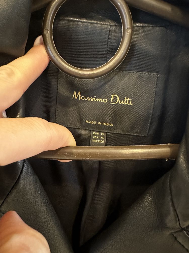 Шкіряна куртка Massimo Dutti