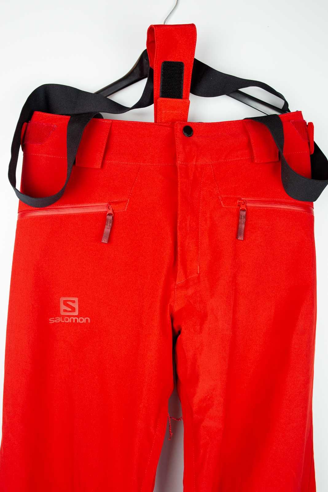 Salomon Stance Men Ski Pants S 10k/10k Spodnie Narciarskie Narty Red