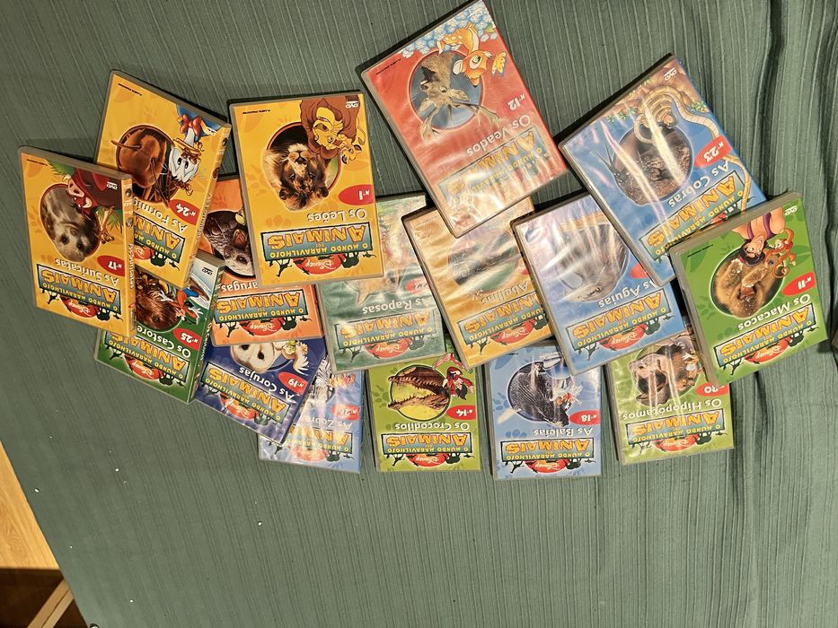 DVD Bayblade e animais