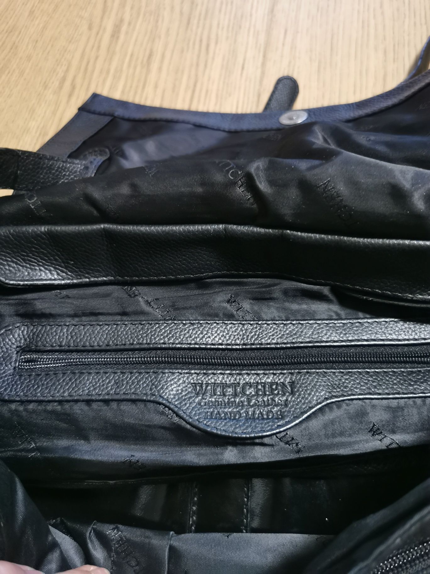 Torba A4 Wittchen Skóra Saffiano Jak Nowa