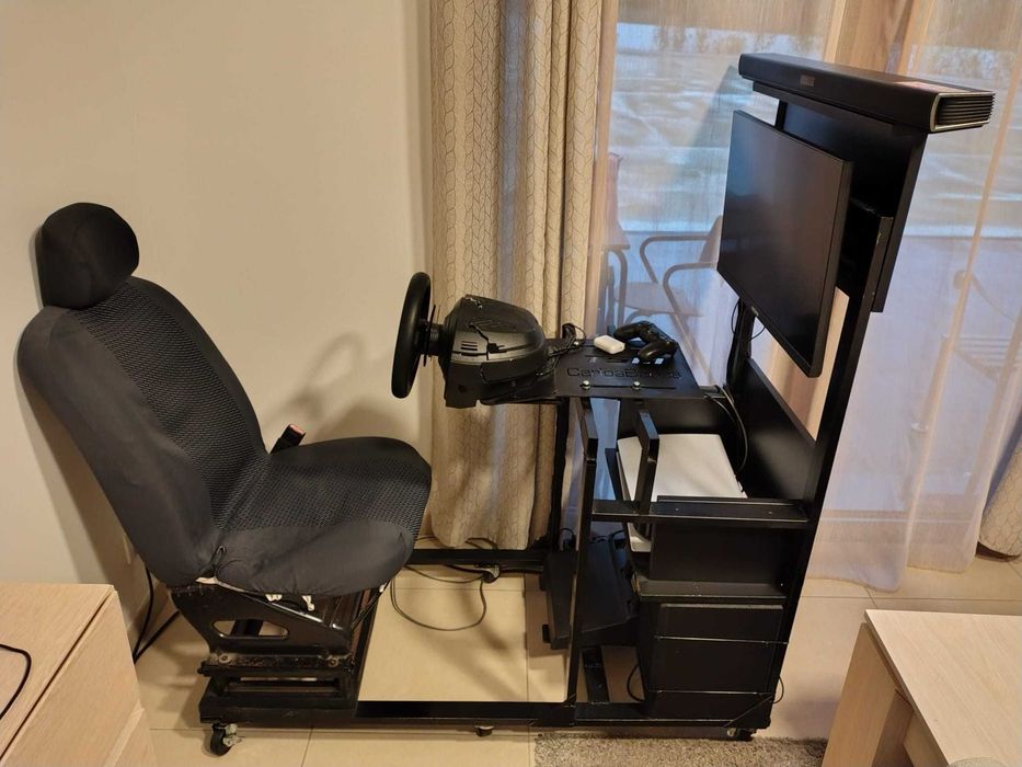 Cokpit + Suporte para Tv + Suporte para Playsation + Suporte Sound Bar