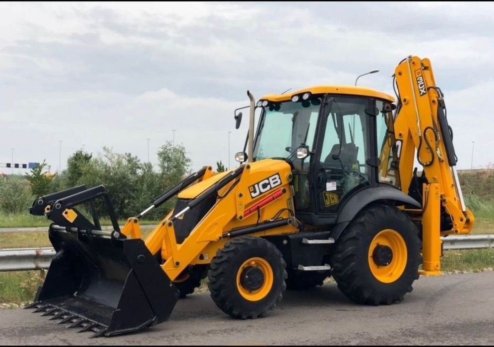 Услуги аренда JCB 3, услуги экскаватора, заказ трактора