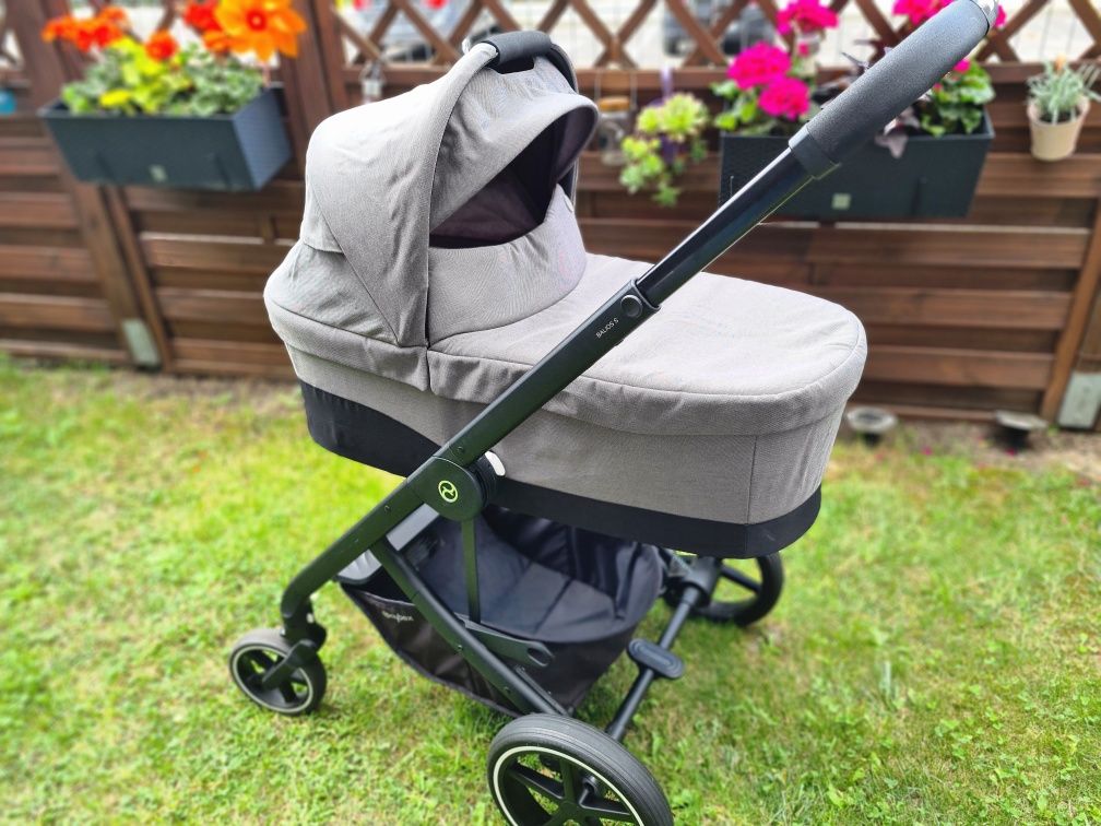 Wózek Cybex balios s lux 3w1 + gondola + śpiworek + folia