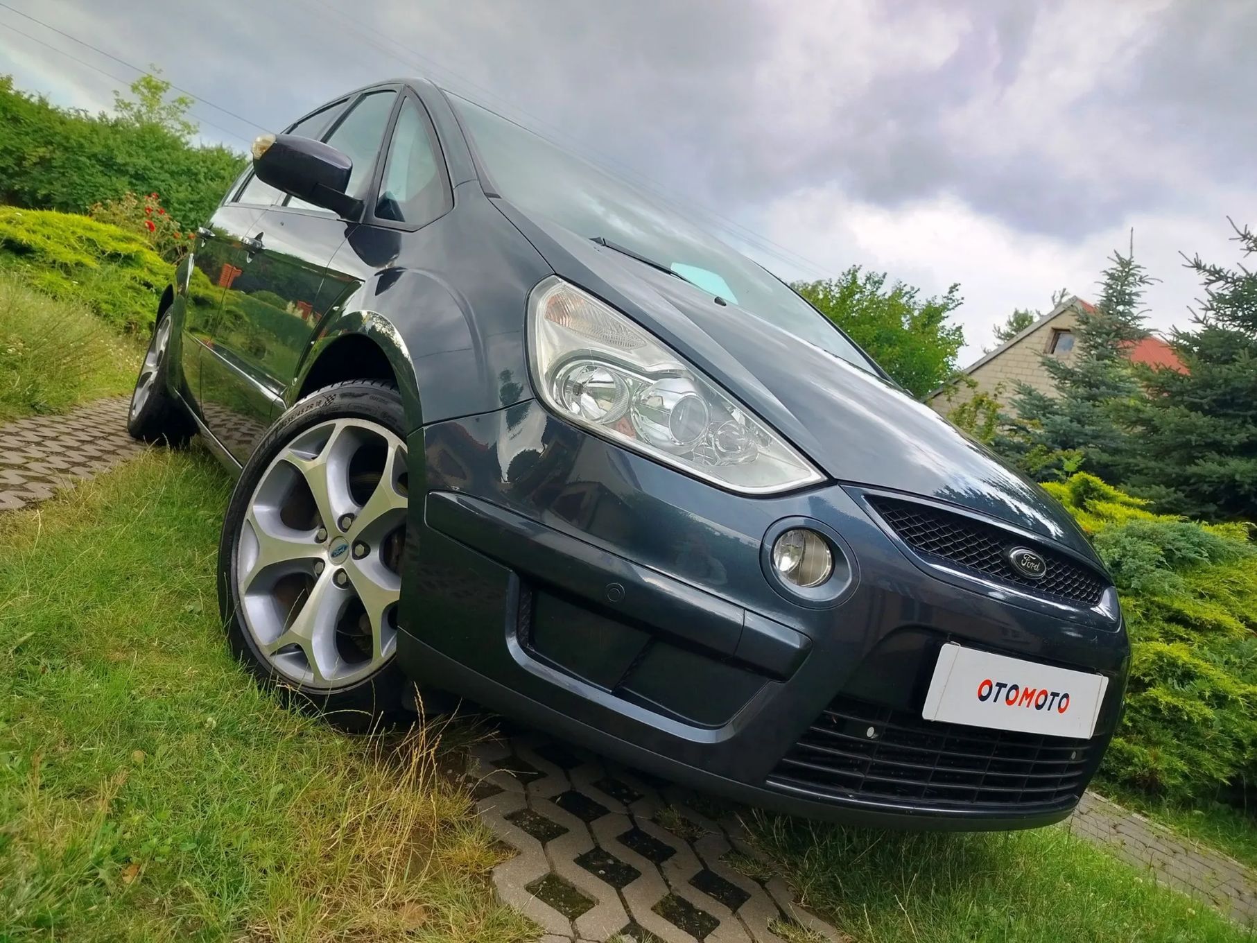 Ford S-Max 2.5Tb Alcantara Skóry Panorama Hak DVD Navi Alu 18