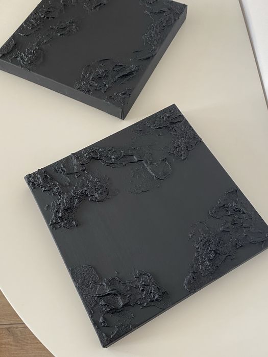 Obraz strukturalny 3d minimalizm nowoczesny abstrakcyjny zara home