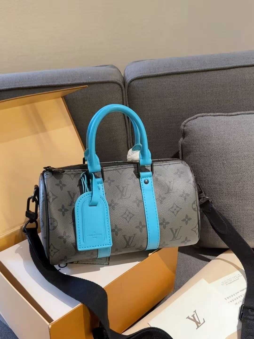 Mala de viagem LOUIS VUITTON Keepall Bandoulière 25 nova.