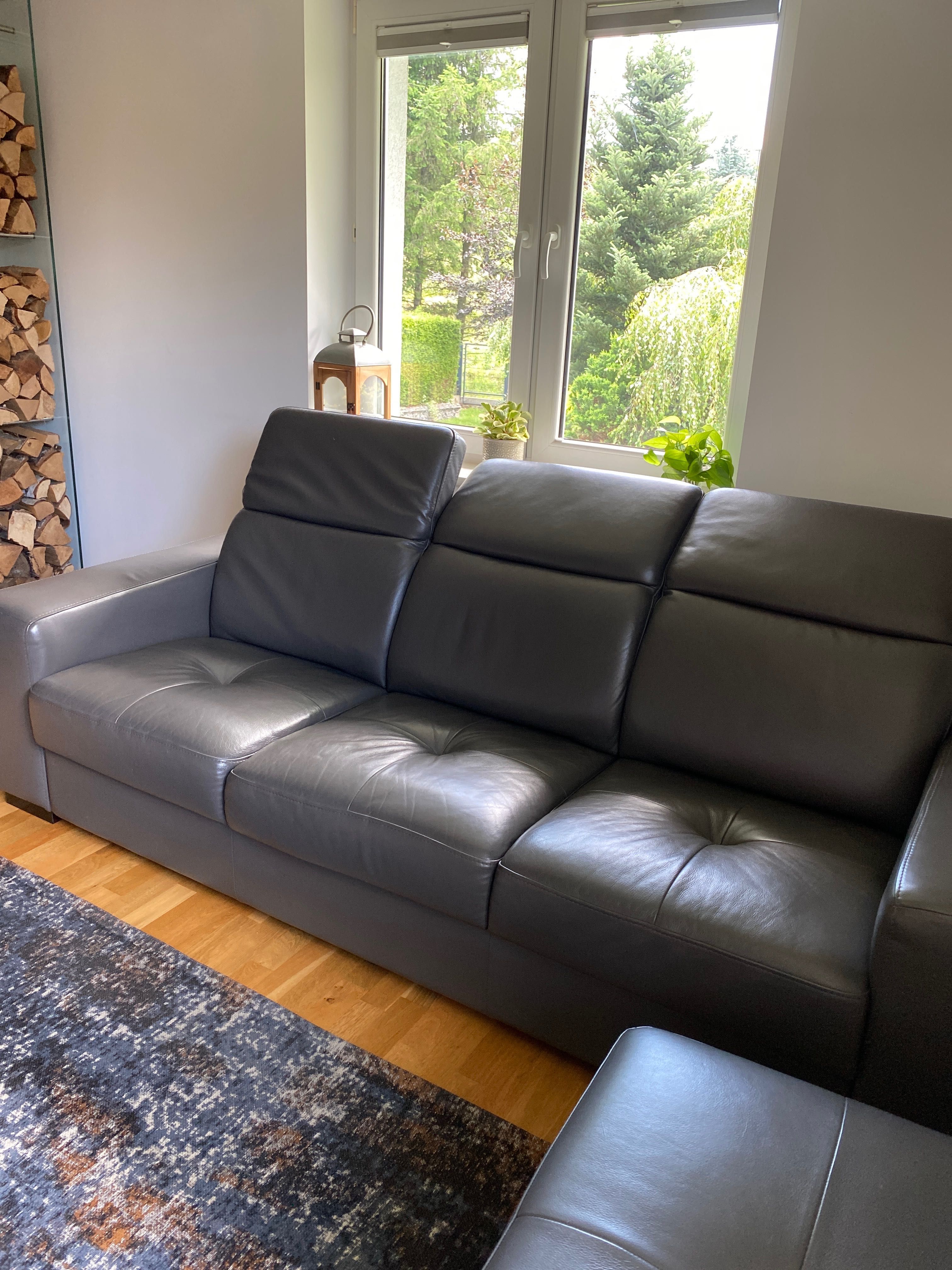 Sofa ze skóry firmy Wanat
