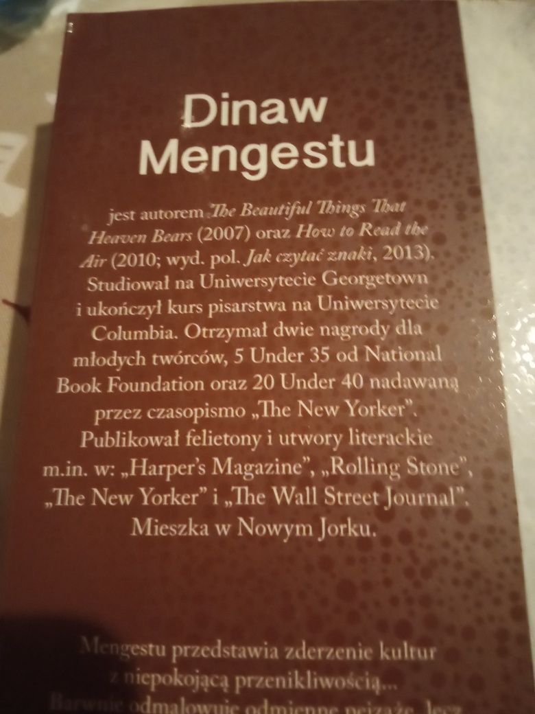 Wszystkie nasze imiona - Dinaw Mengestu