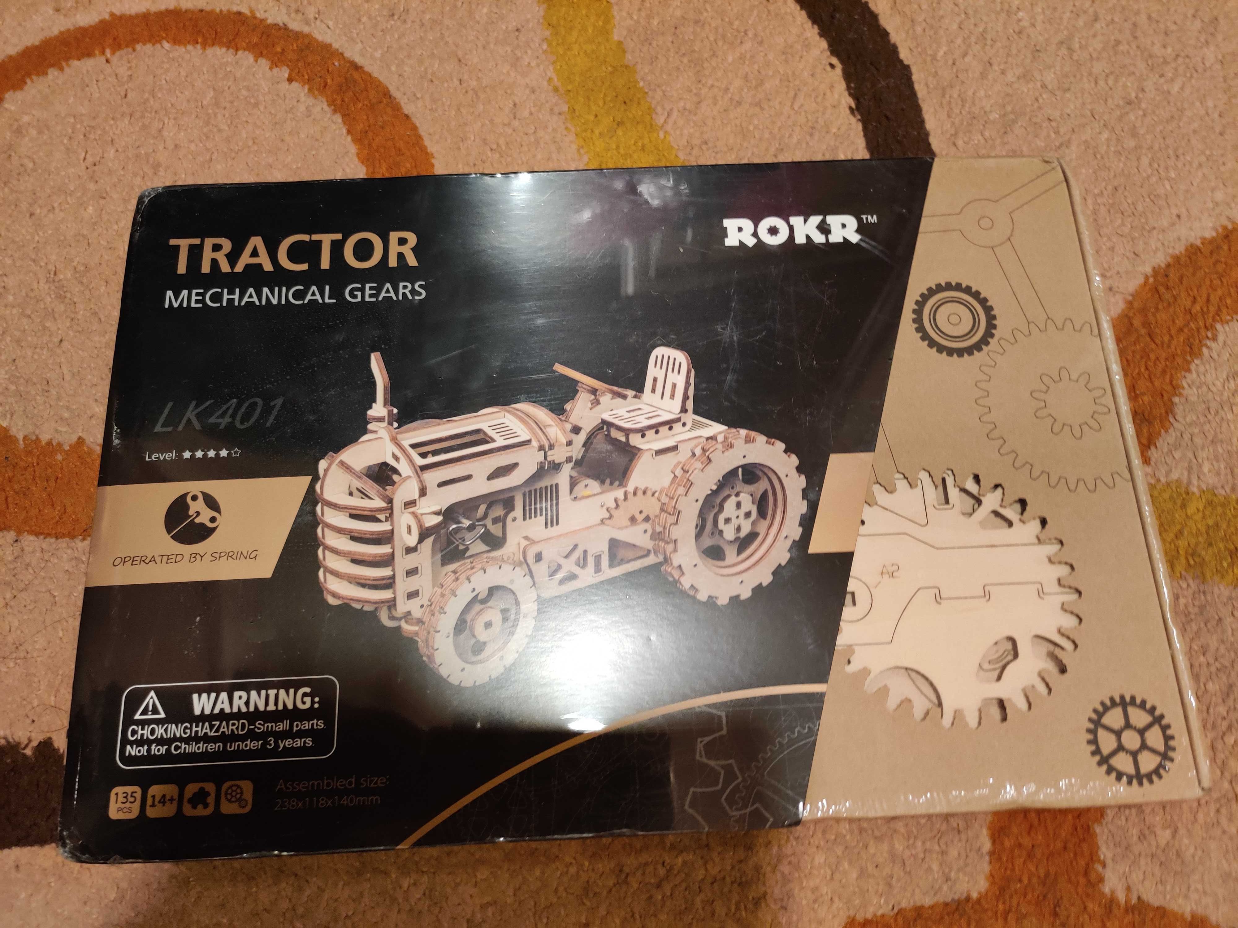 Детский 3D-конструктор Rokr Tractor