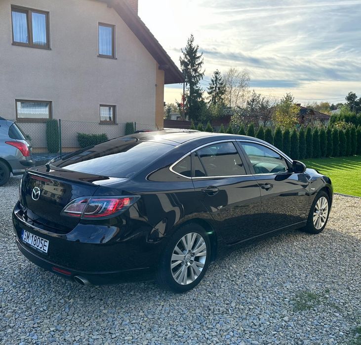 Mazda 6 2009 r.  Gaz CZARNA PERŁA