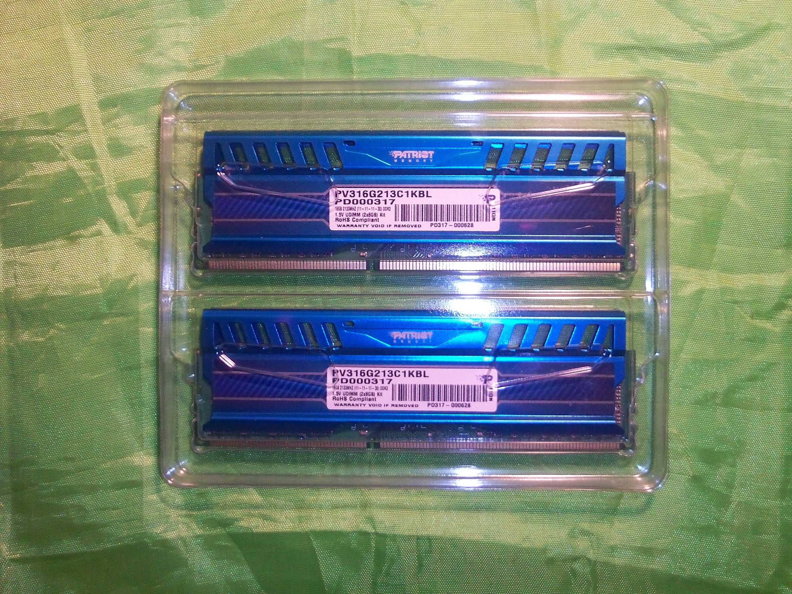 Samsung DDR3 16 Gb (2 по 8 Гб) 2133 MHz 11-11-11-30 Прокачай свій FPS!