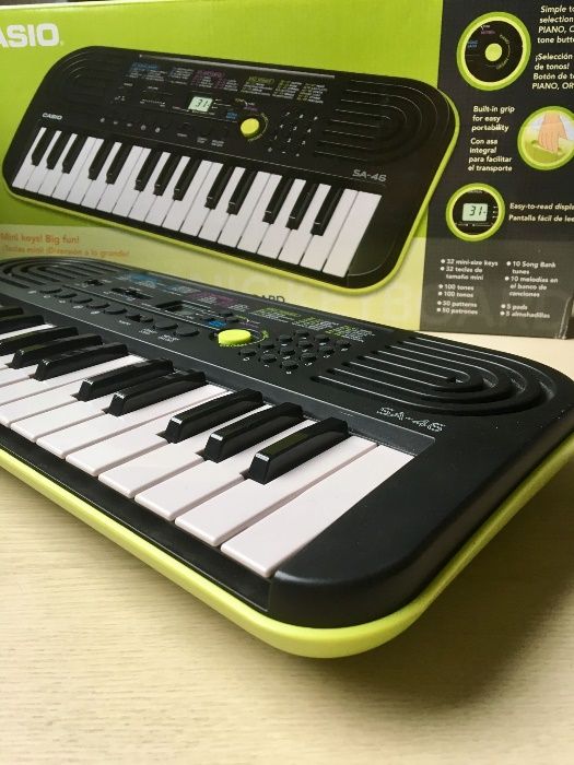Casio SA-46 Mini Keyboard Klawisz Organy Dla Dziecka