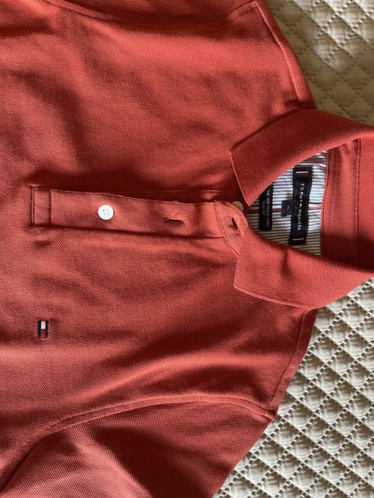 Tommy Hilfiger Polo slim em algodão biológico por estrear