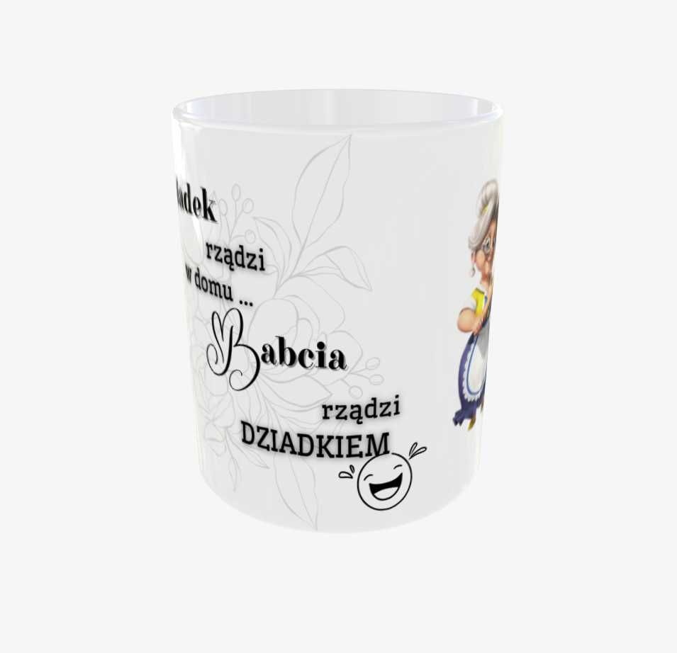 Kubek na dzień babci i dziadka humorystyczny
