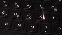 Лазерне гравіювання клавіатур, нанесення кирилиці на клавіші.