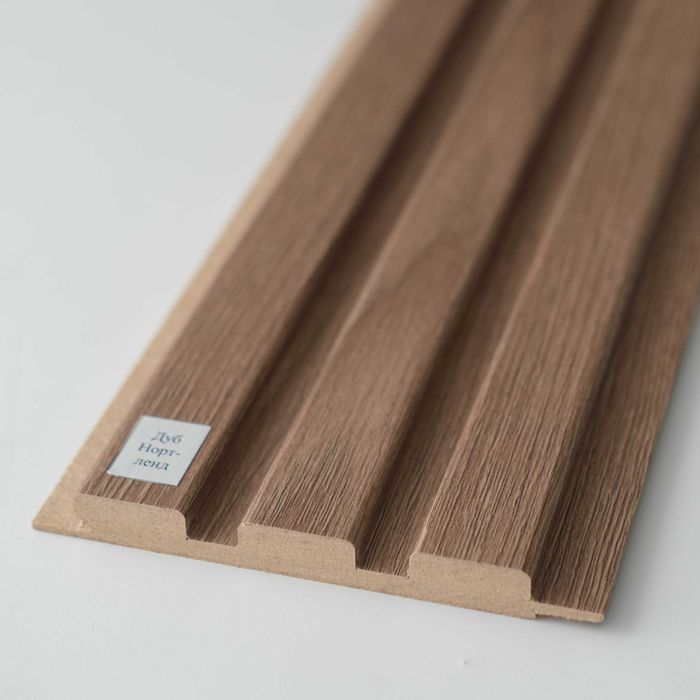 Стінова панель рейкова,  колір Дуб Нортленд. довжина 2.80 м