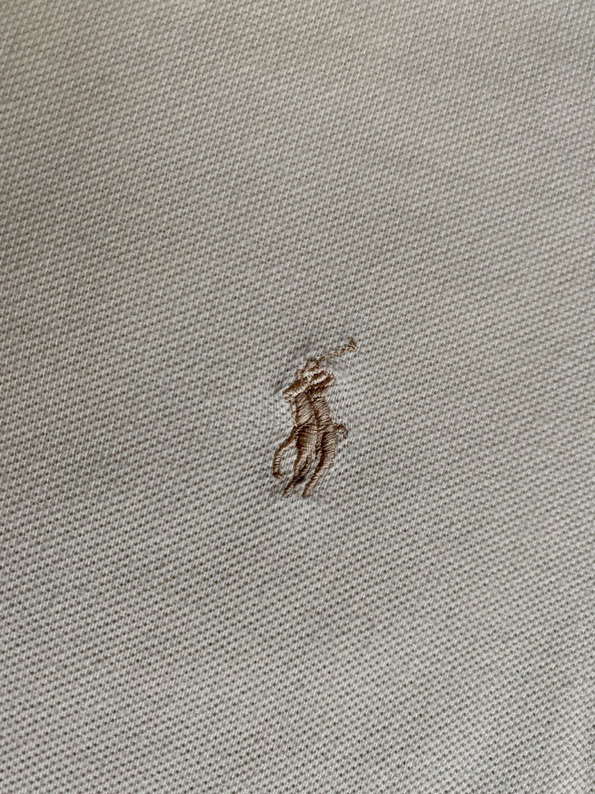 RALPH LAUREN polo koszulka męska beżowa L