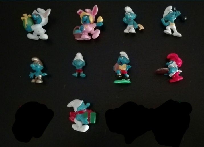 Coleção Estrunfes/Smurfs Anos 80 - raros