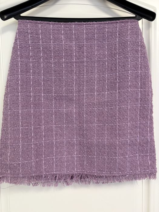 MOHITO nowa krótka 34 spodnica na podszewce fioletowa