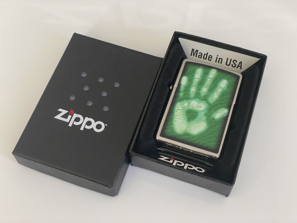 Zapalniczka Zippo 2012 Identity Hand Print, NOWA
