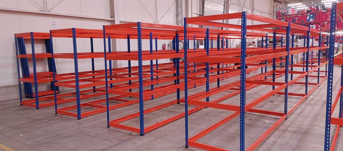 Regały metalowe półkowe garażowe warsztatowe kątownik 2 mm NOWE