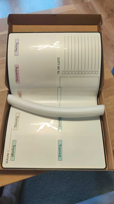 Tablica Magnetyczna 42x28 Cm Po Nieniemiecku Na Lodówkę Do Pisania