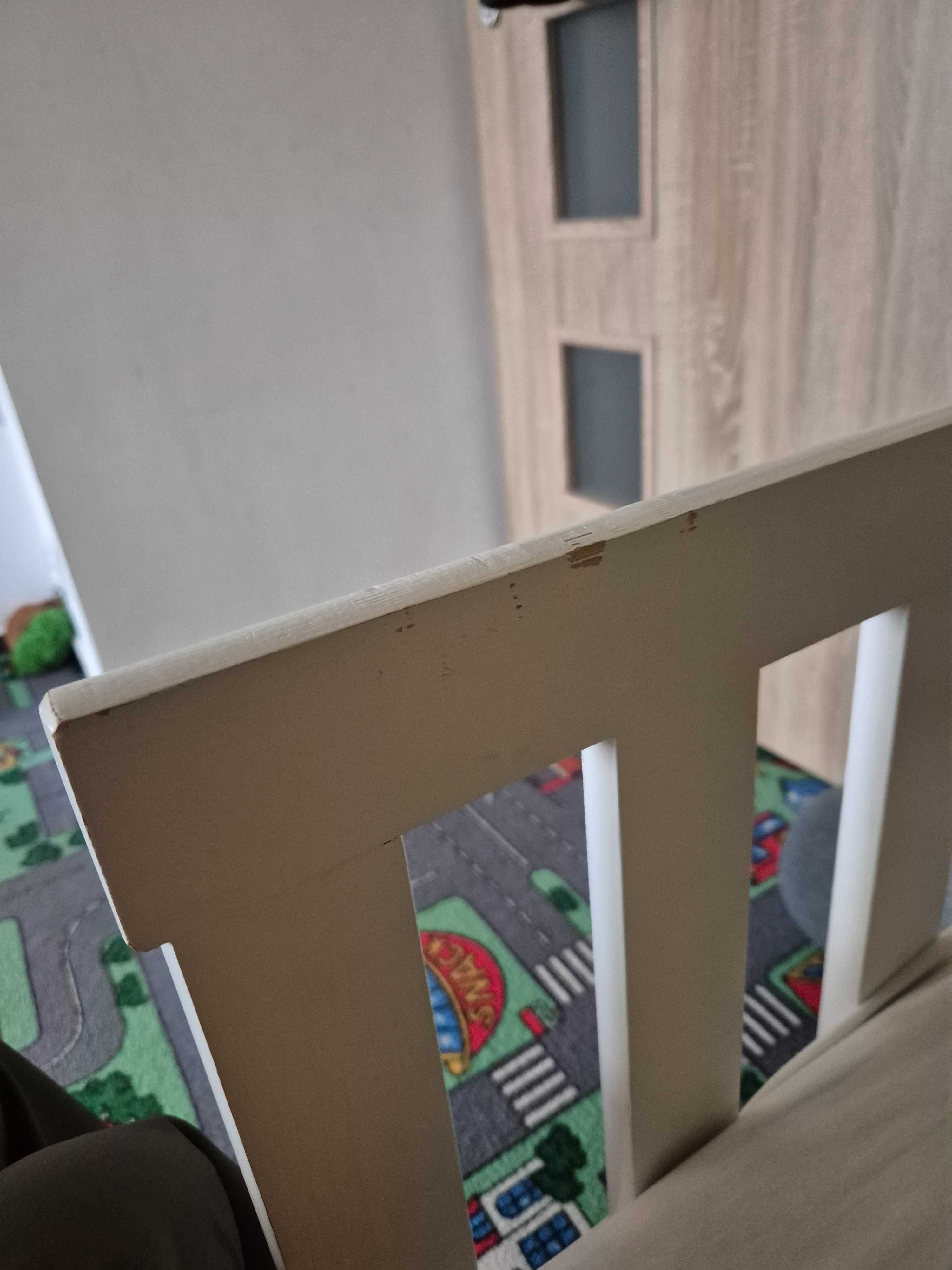 Łóżko piętrowe 90x200 białe