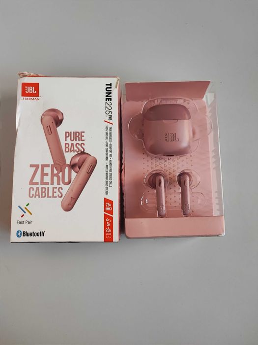 Навушники JBL Tune 225 TWS, Pink, PURE BASS, True Wireless