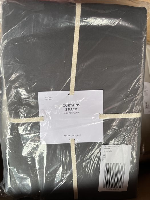 Комлект штор темно сірі блекаут і світло сірі плотний катон