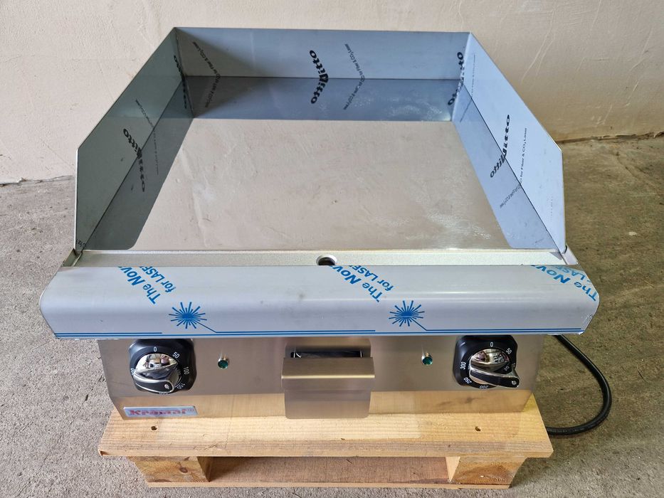 WYPRZEDAŻ! Płyta grillowa chromowana gładka 60x70 8kW Kromet GWARANCJA