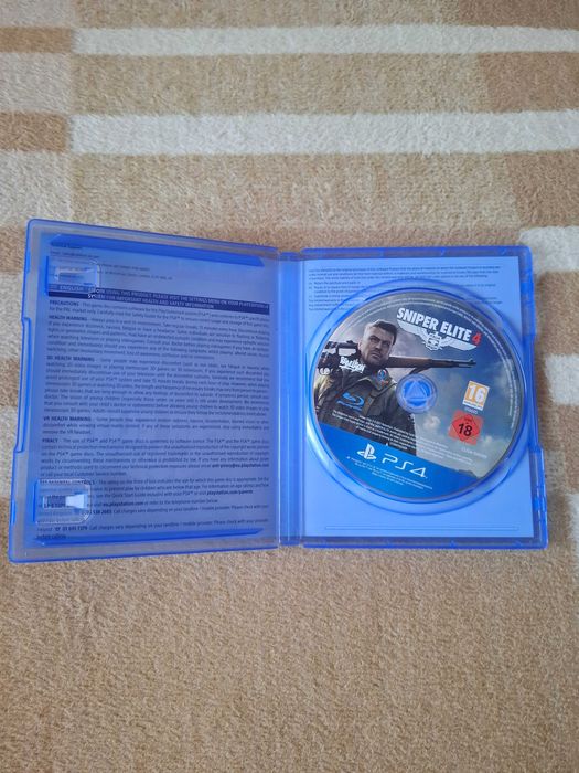 Sniper Elite 4 płyta z pudełkiem PS4/PS5