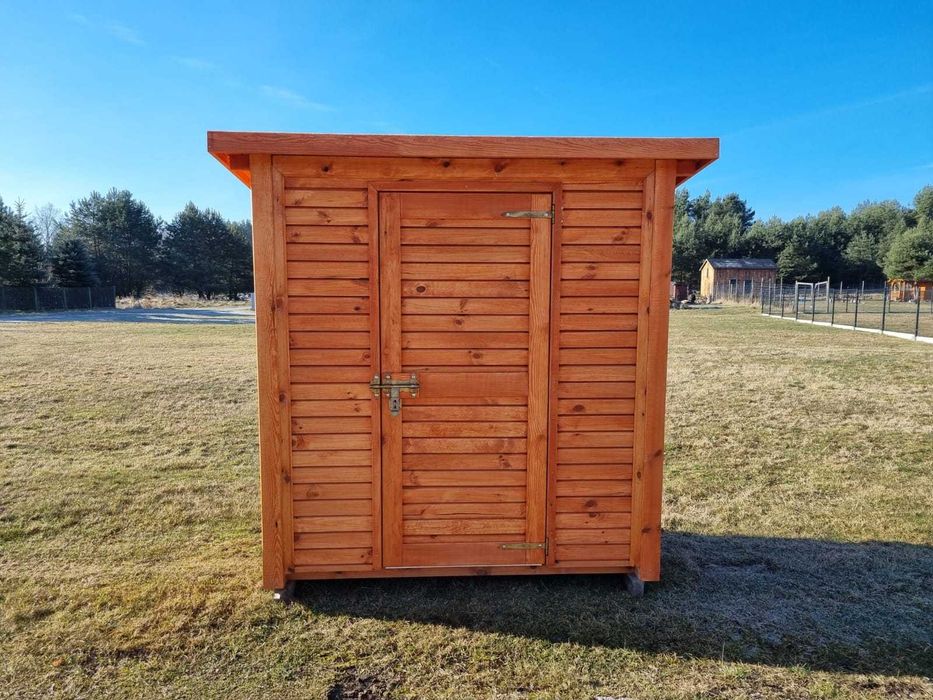 Domek ogrodowy 2 x 1,1m z dachem prostym, domek drewniany na narzędzia