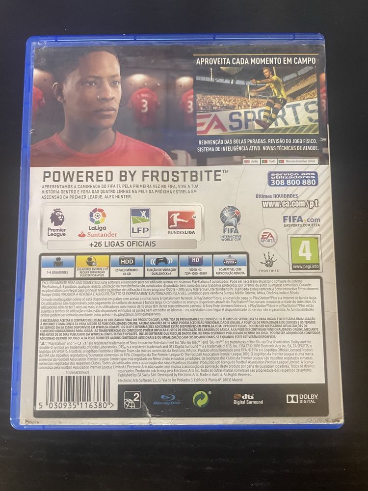 FIFA 17 para ps4