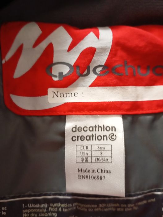 Casaco criança para a neve