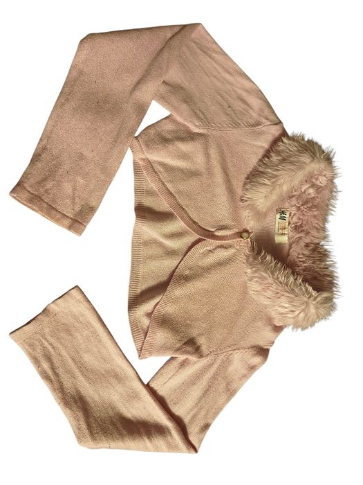 Bolerko różowe 122/128