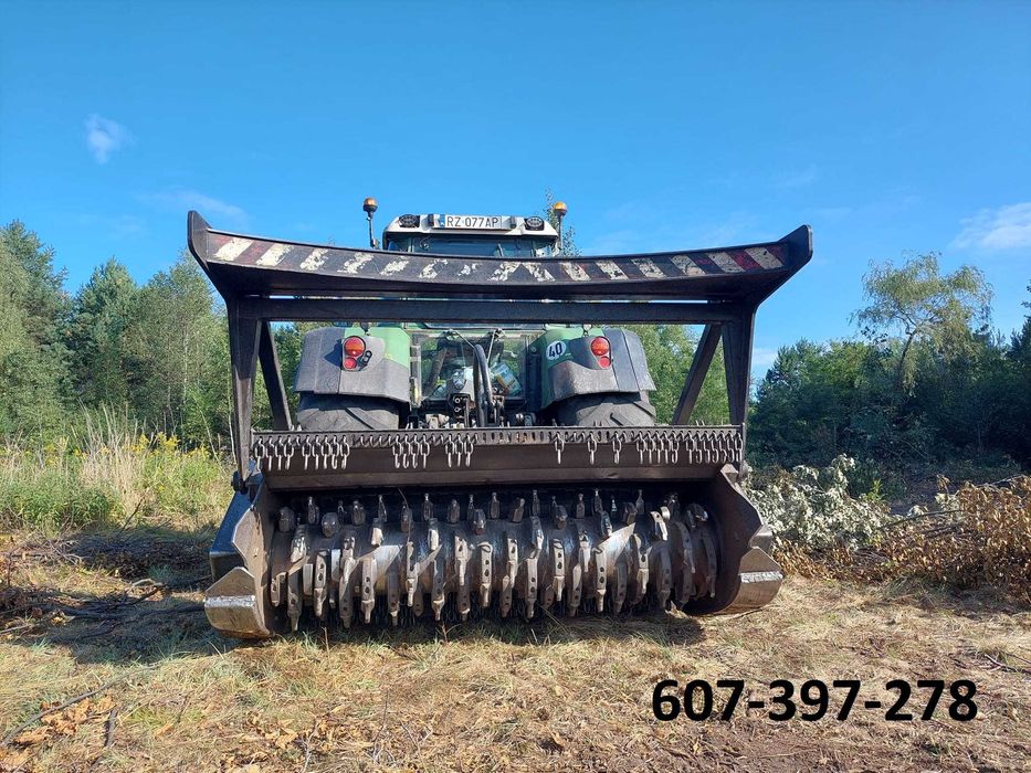 mulczer leśny czyszczenie działek rekultywacją koszenie wycinka