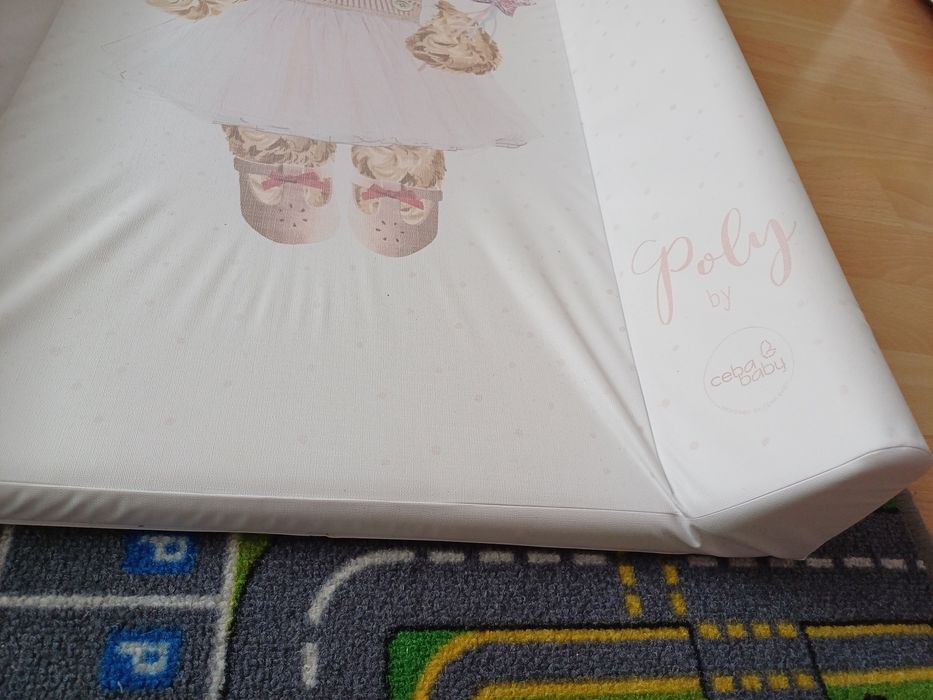 Przewijak biały z misiem