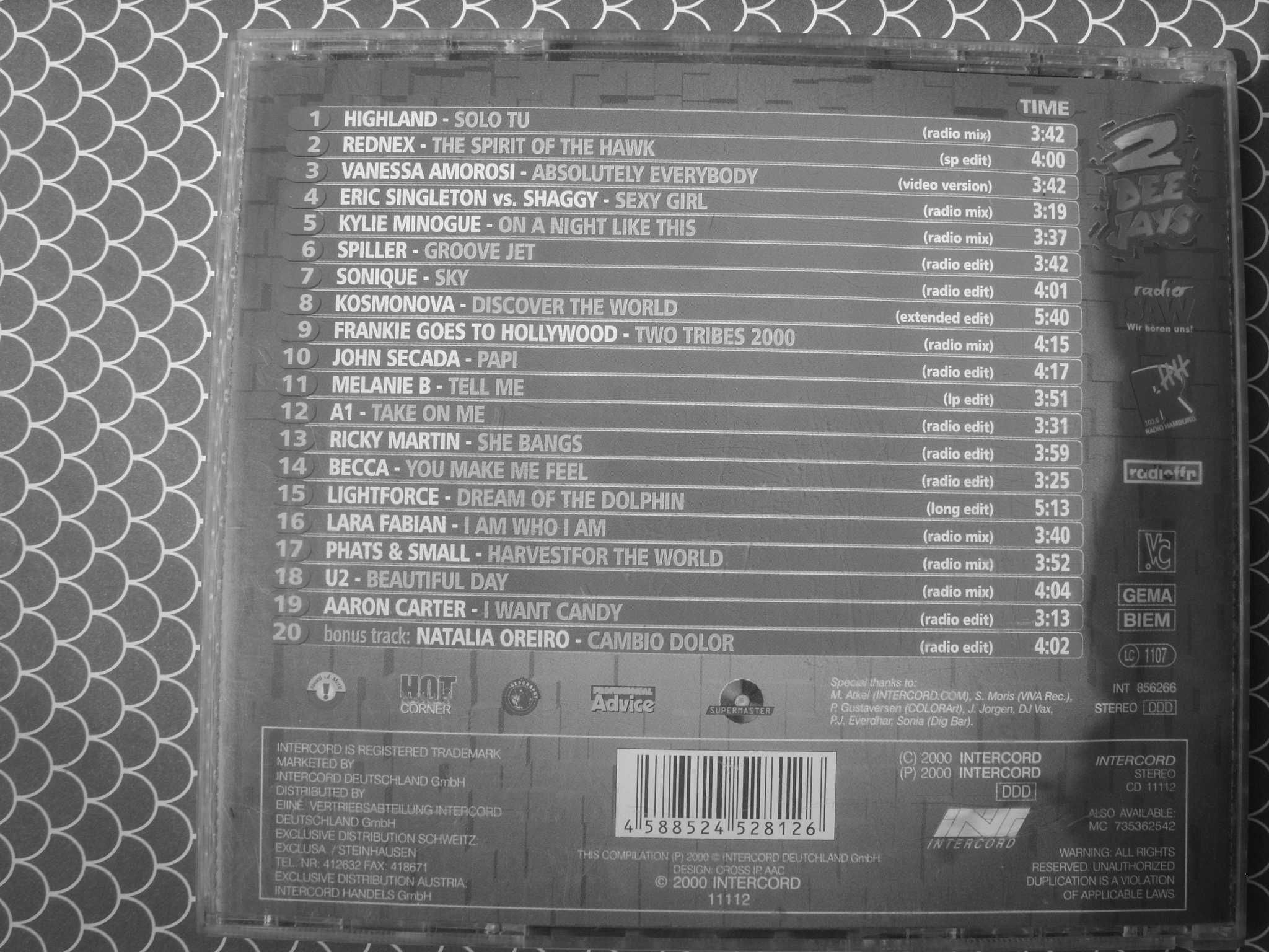 VIVA 2 DEE JAYS--Limited edition, , 2000 rok. --2 CD.