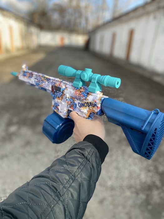 Водний автомат M416 акумулятор 7.4 V, usb-дріт, магазин 600мл