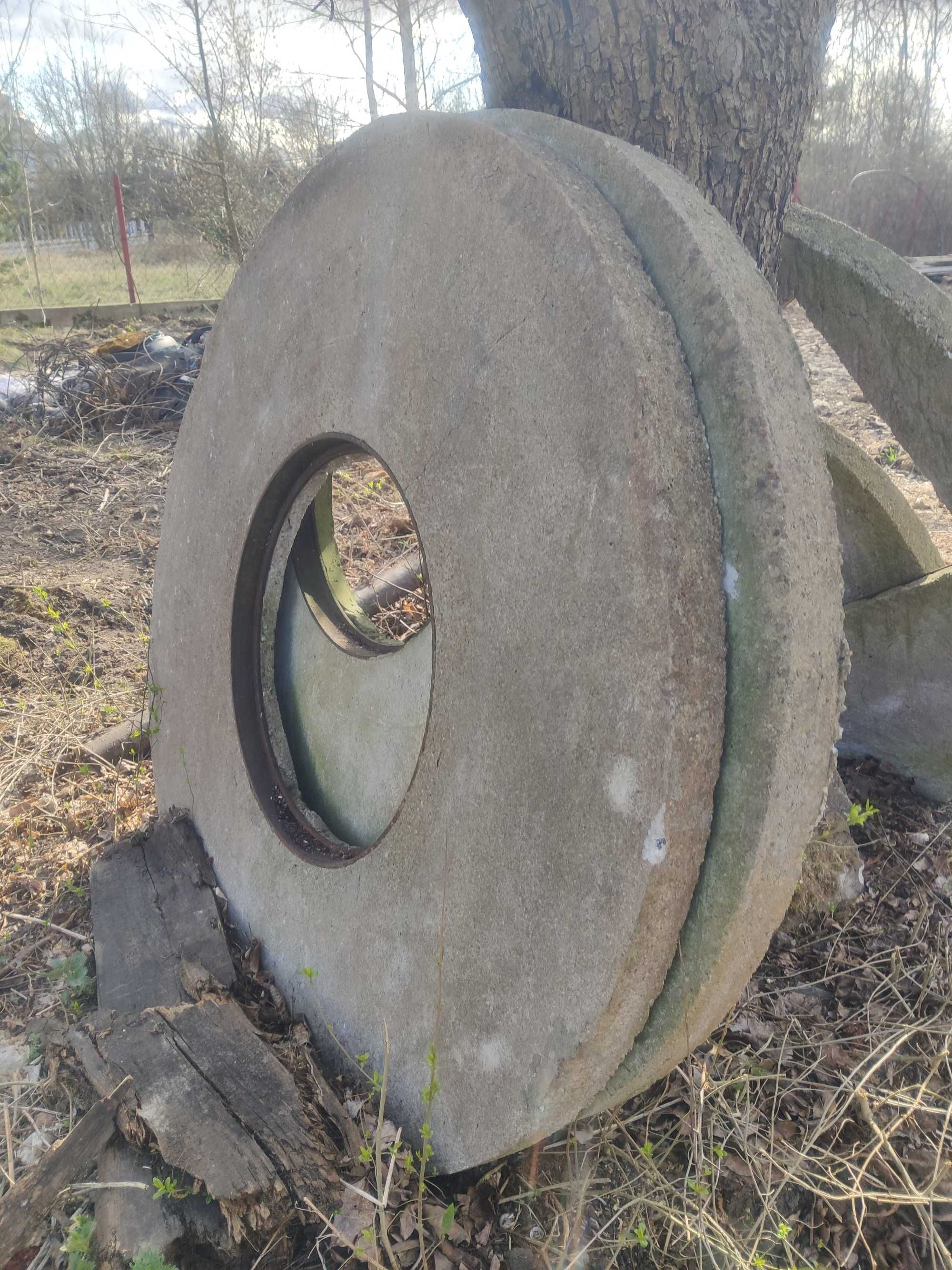 Betonowe pokrywy do studni z żeliwnymi włazami (komplety)