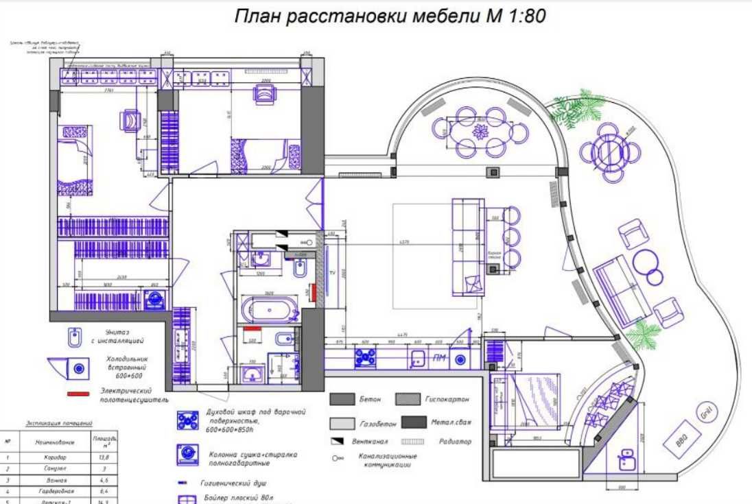 3х ком 156 м2 Вид на МОРЕ/Французский/Довженко/Стикон