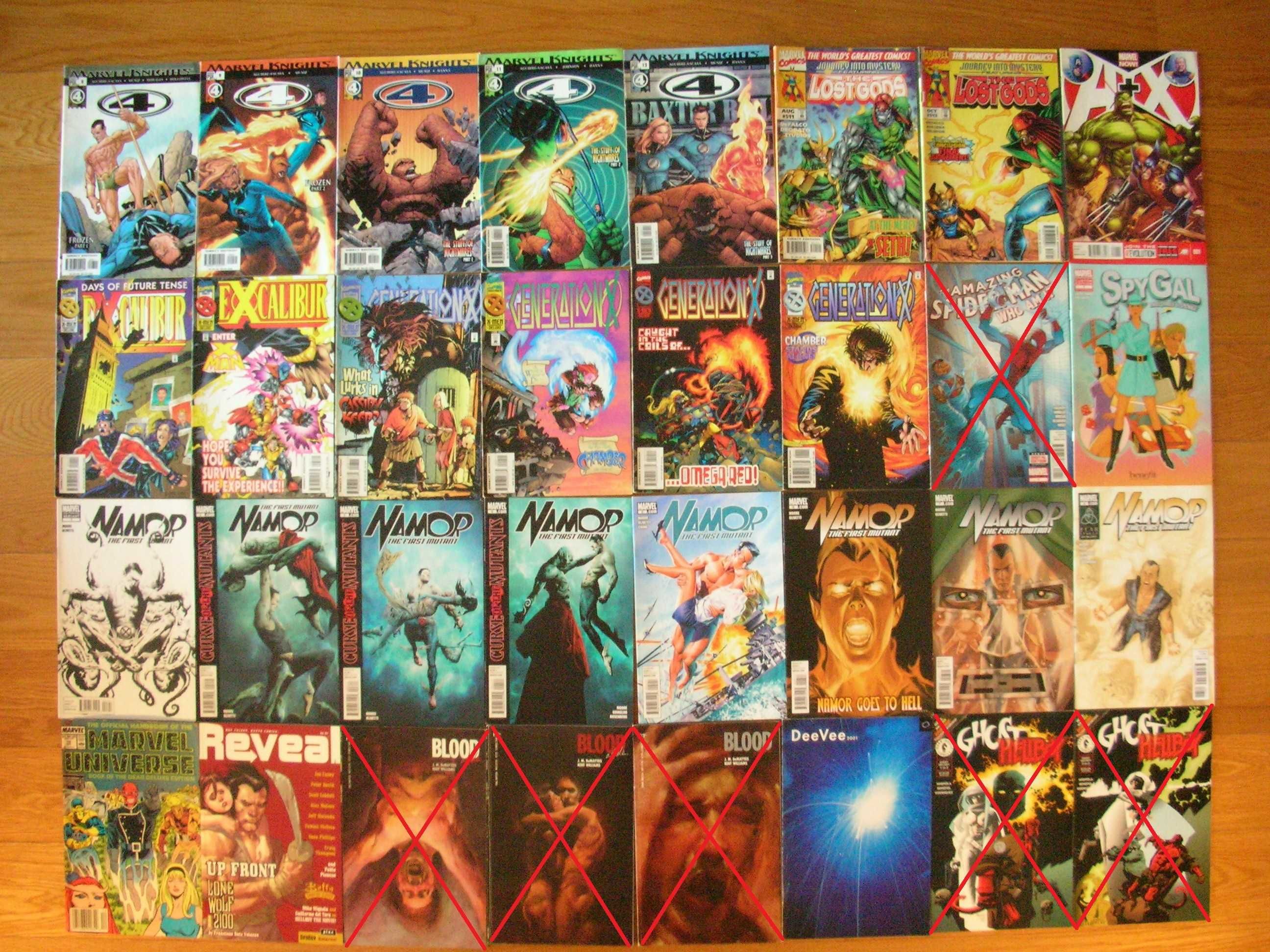 Lote Comics em inglês (Marvel, DC, Dark Horse, Image, IDW, etc.)