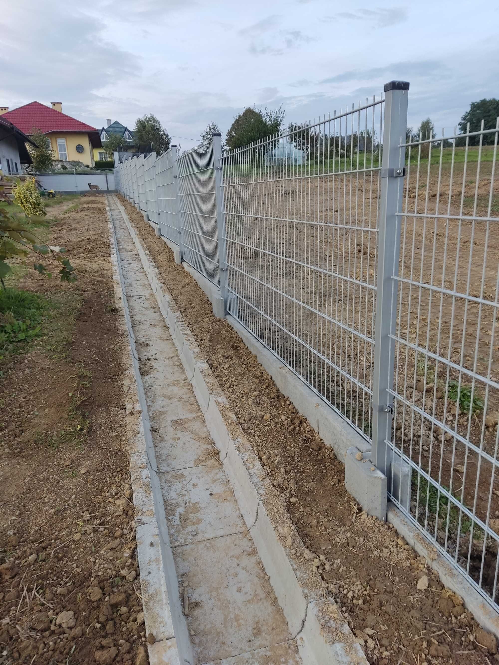 Ogrodzenie panelowego komplet panel h123 fi4mm ROPCZYCE