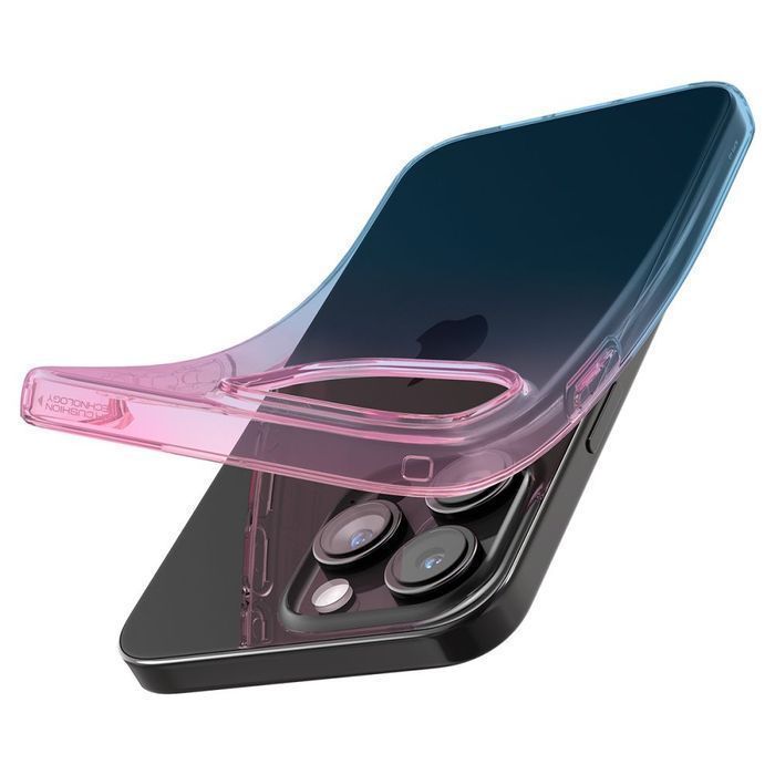 Etui Ochronne Spigen Liquid Crystal (Iphone 15 Pro) różowy gradation
