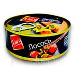 Лосось в собственном соку 240 грамм