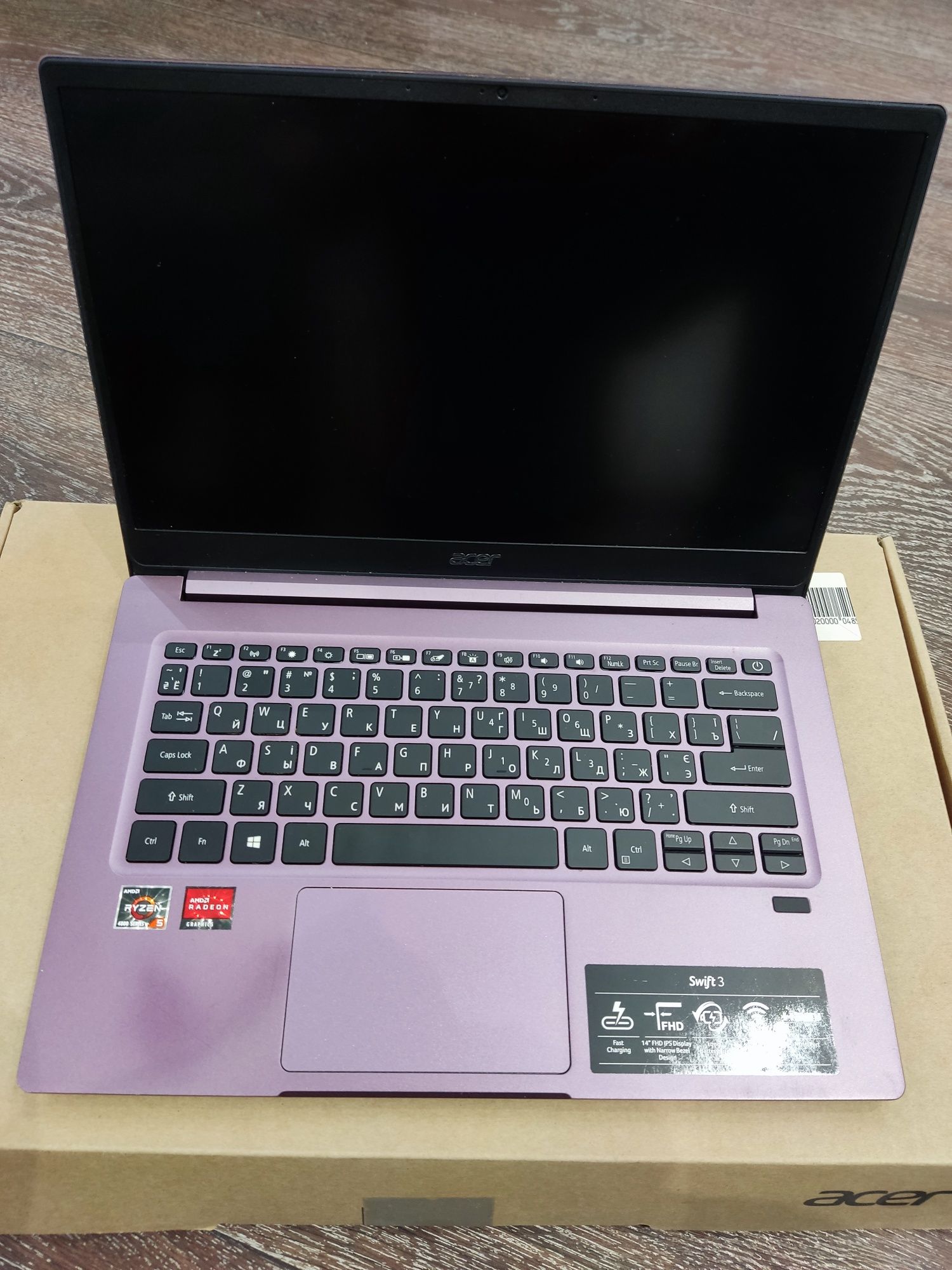 Ультрабук Acer swift 3 purple sf 314-42-r8pe
