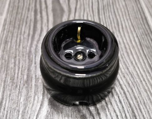 Наружная проводка, Керамические розетки, Лофт, ретро, винтаж