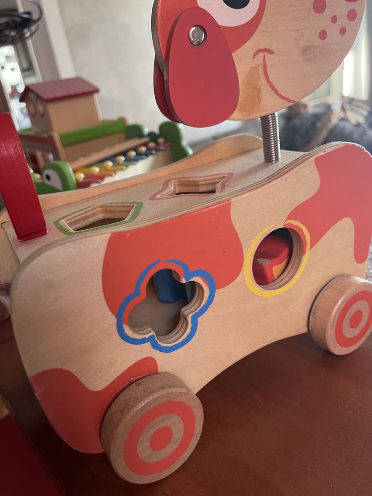 Drewniane zabawki edukacyjne