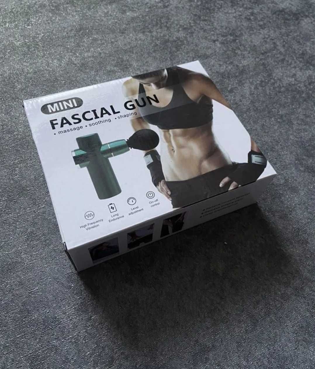 Ручний масажер для м'язів Fascial Gun Mini на акумуляторі
