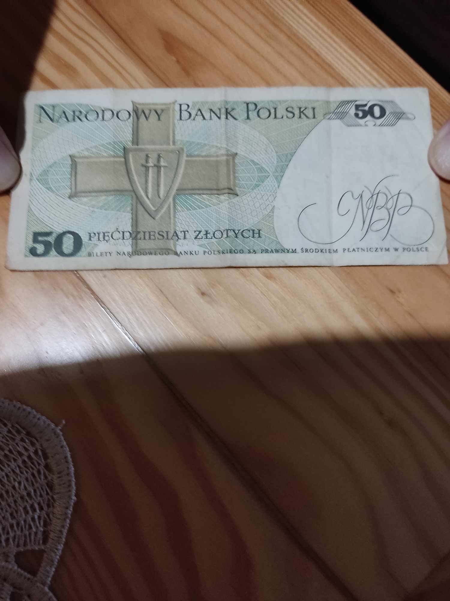Banknot 50 zł; banknot 50 zł